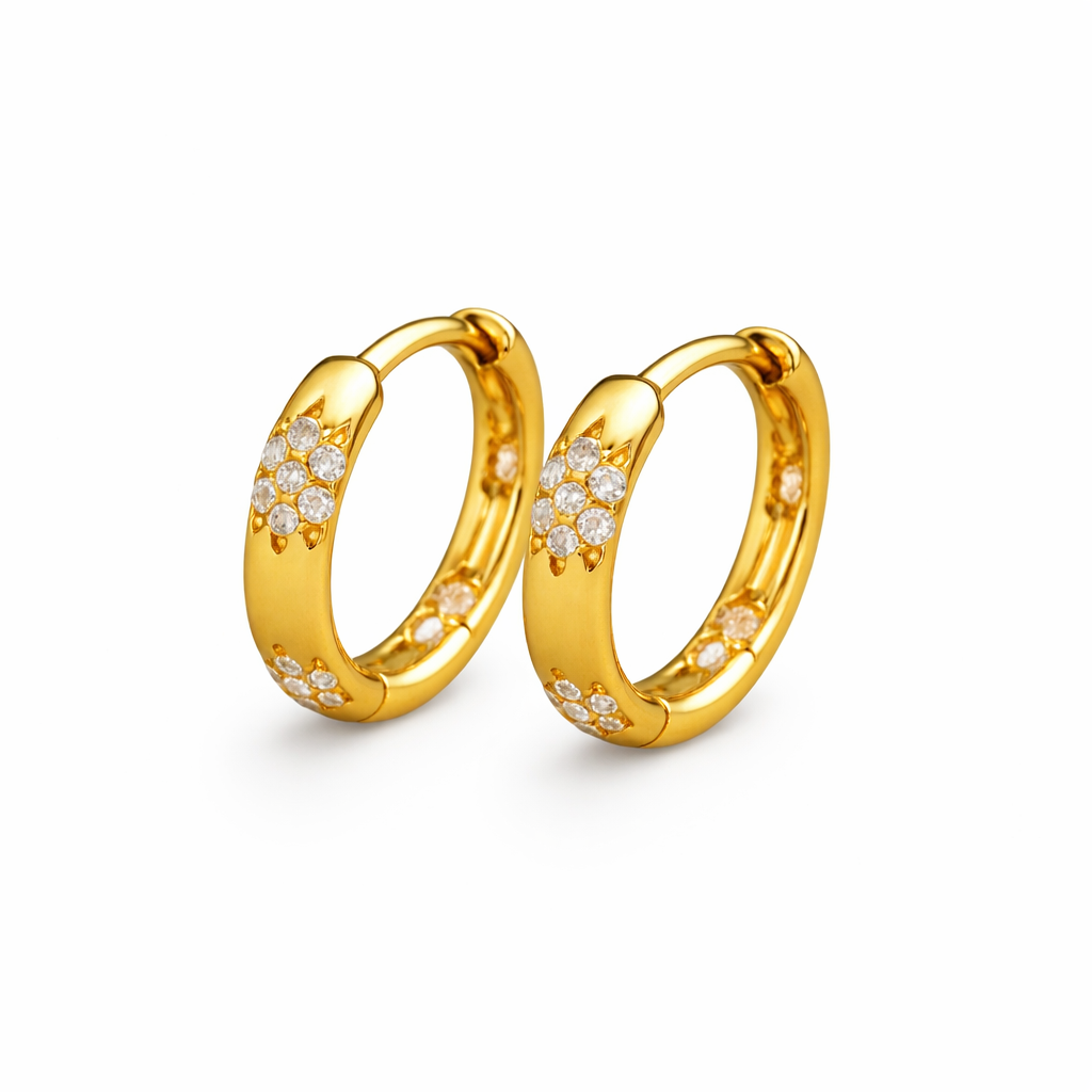 Pendientes Aro Dorado