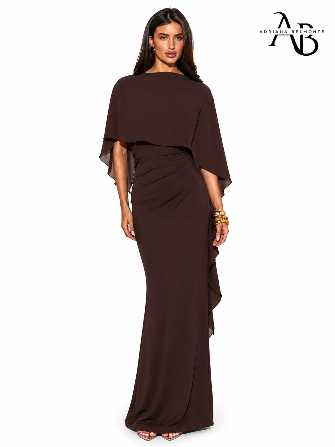 Vestido Con Capa