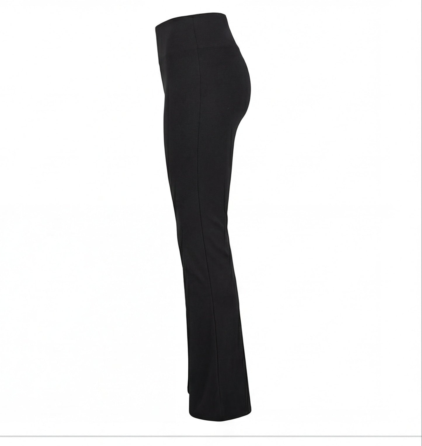 Pantalones negros de corte flare
