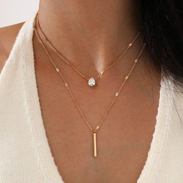 Conjunto collar dorado