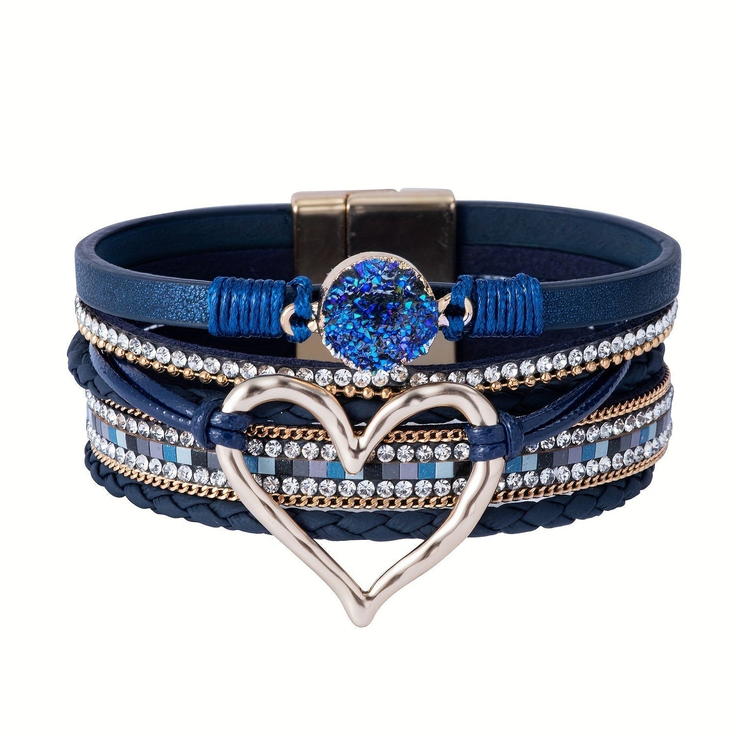 Bohème Mehrlagiges Lederarmband