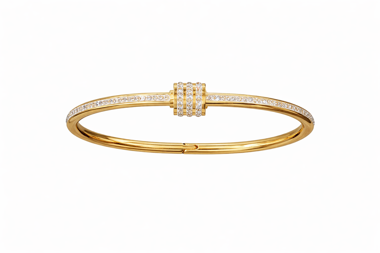 Pulsera Dorada Brillo