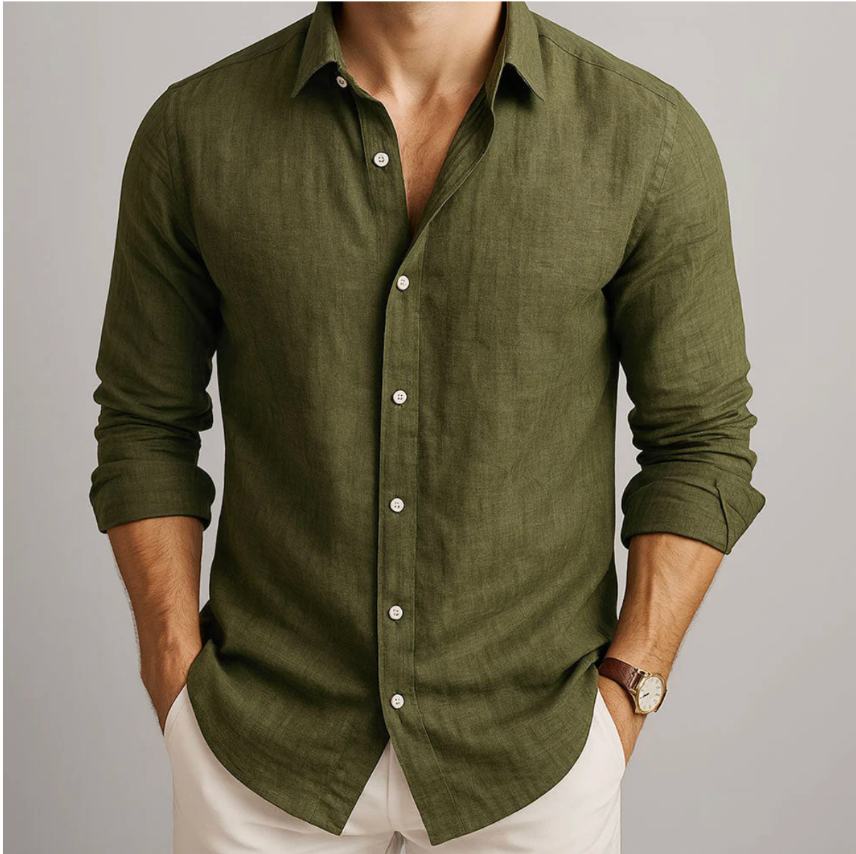 Camisa de lino