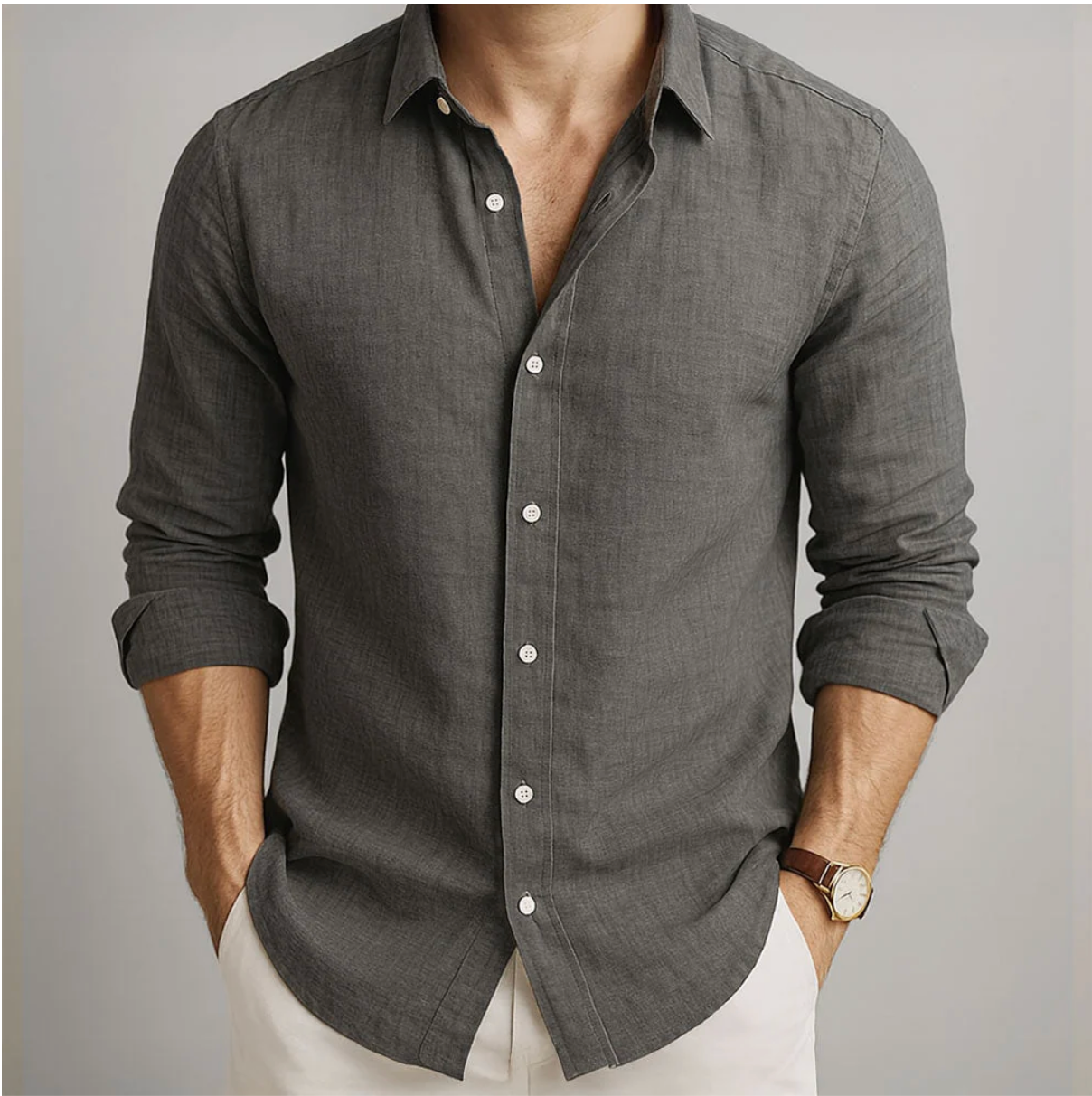 Camisa de lino