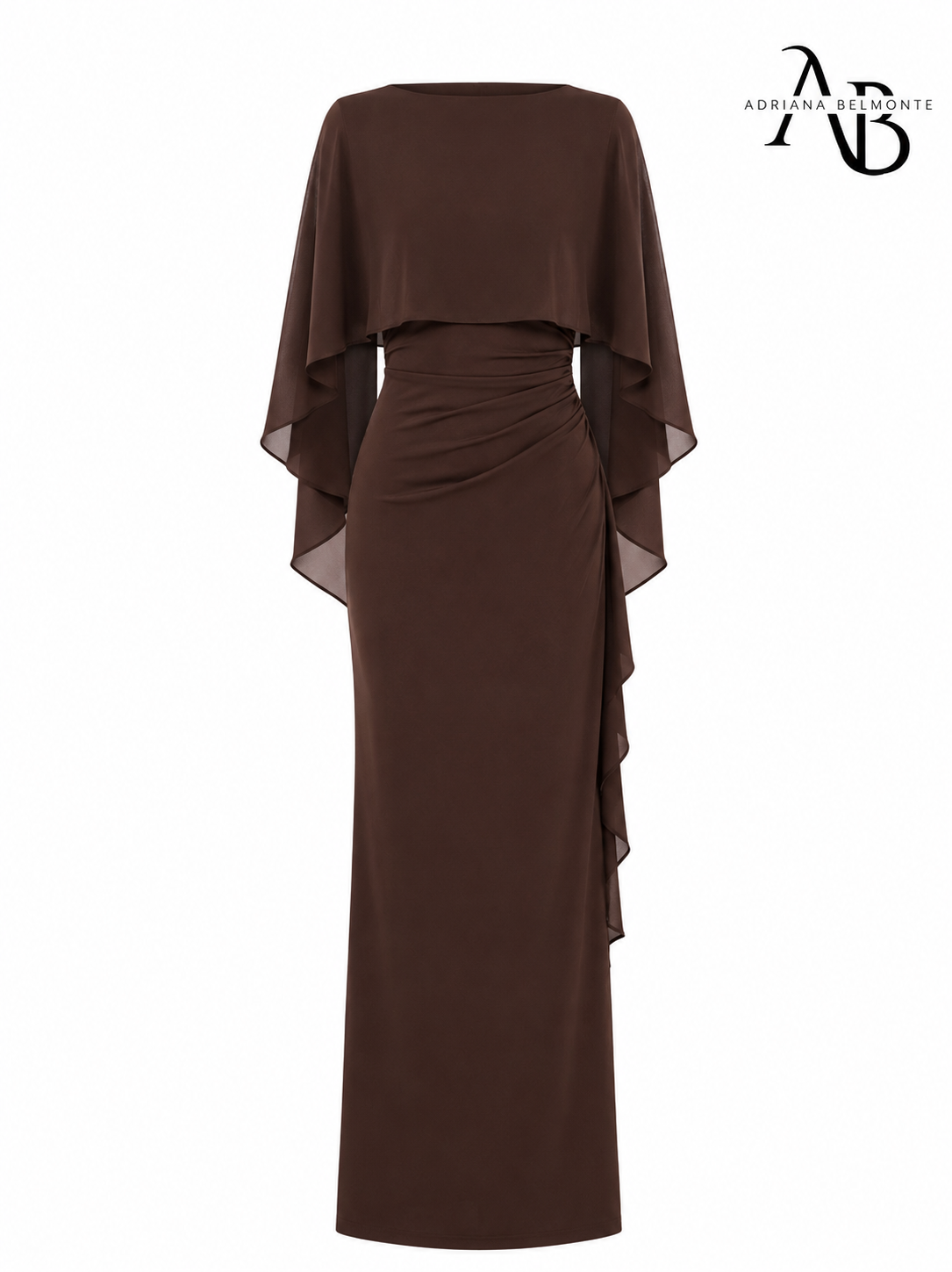 Vestido Con Capa