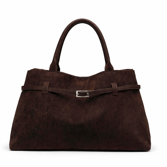 Bolso tote vintage marrón