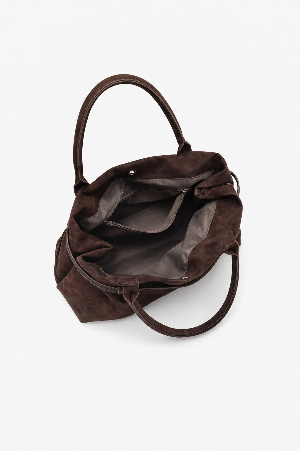 Bolso tote vintage marrón