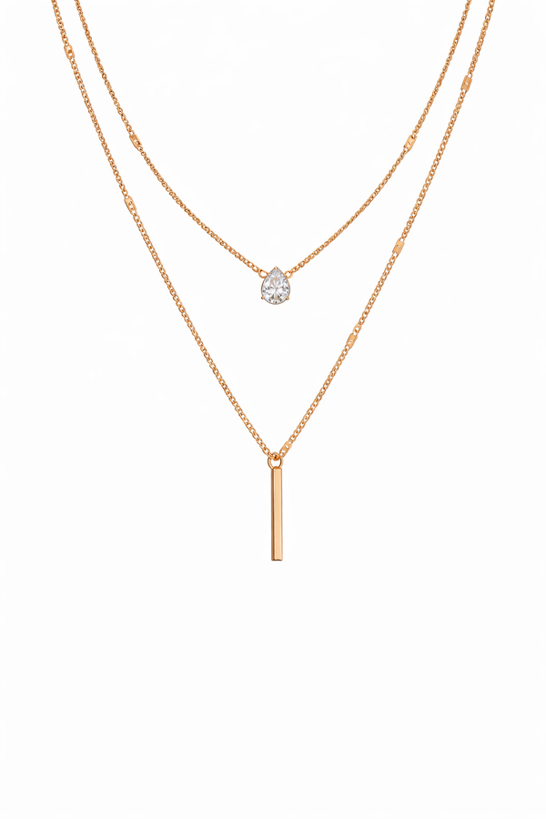 Conjunto collar dorado