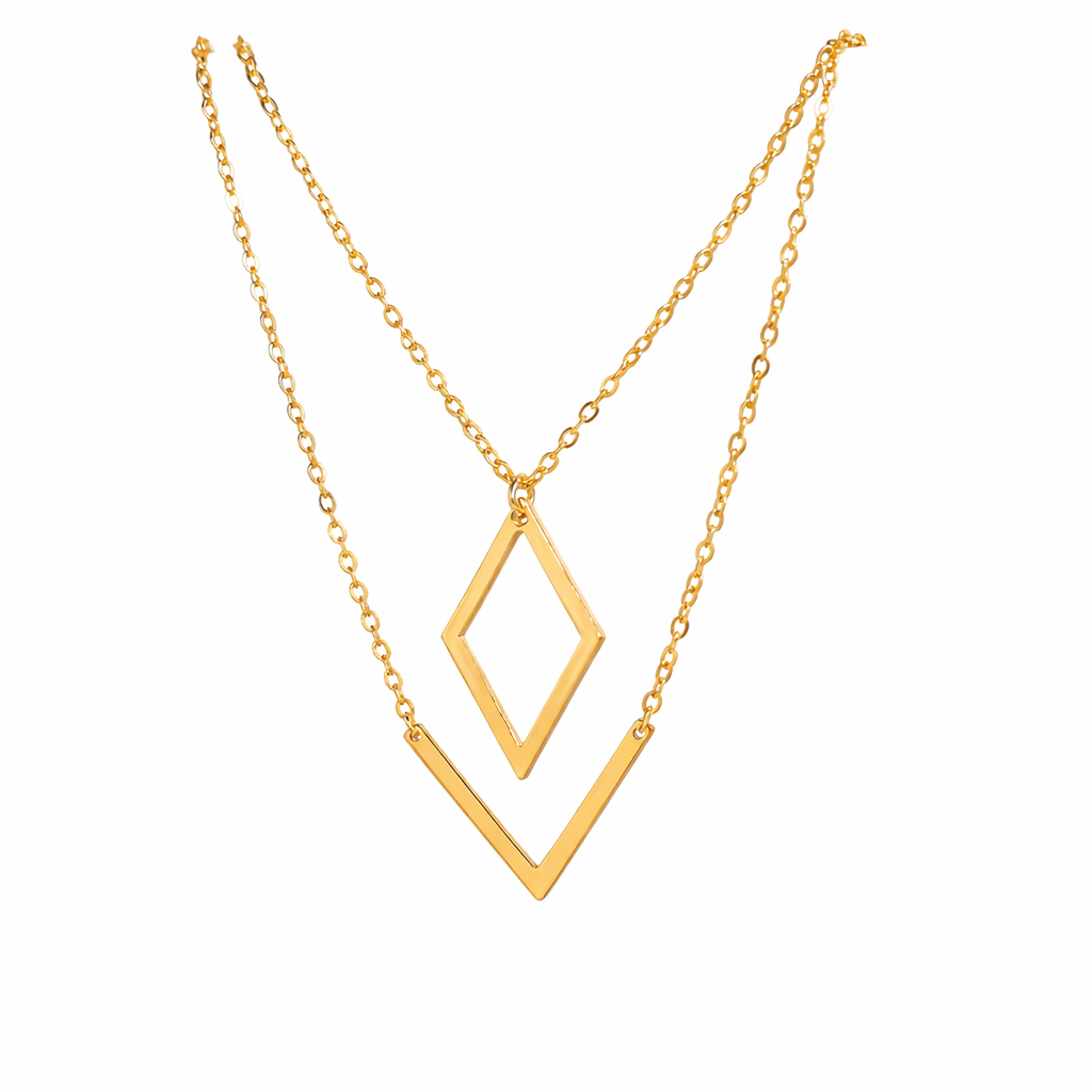 Collar "V" invertido