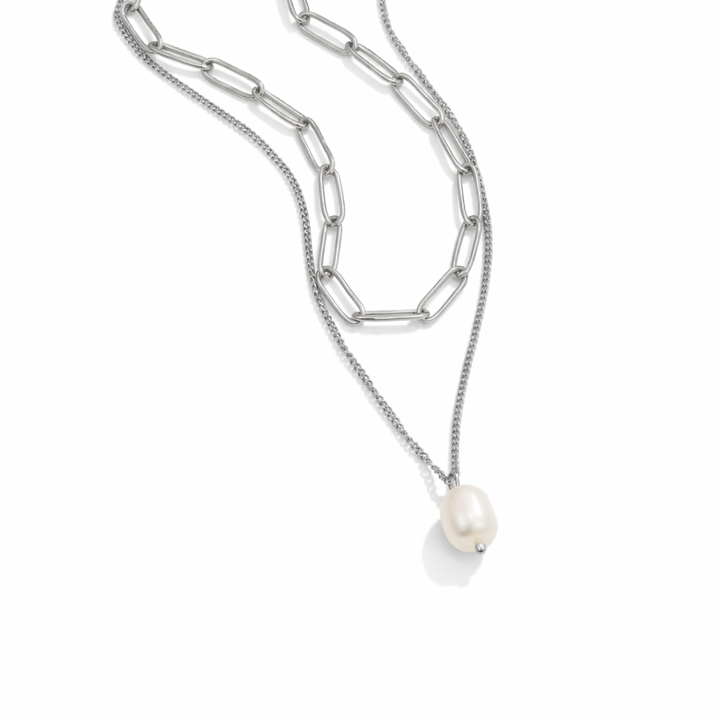 Collar doble cadena