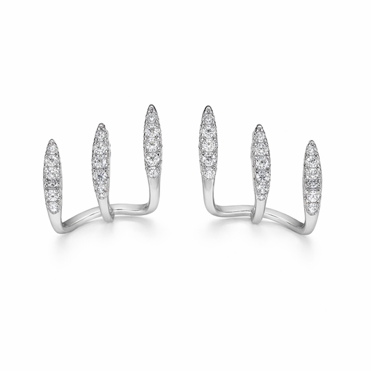 Pendientes Ear Cuff Triple
