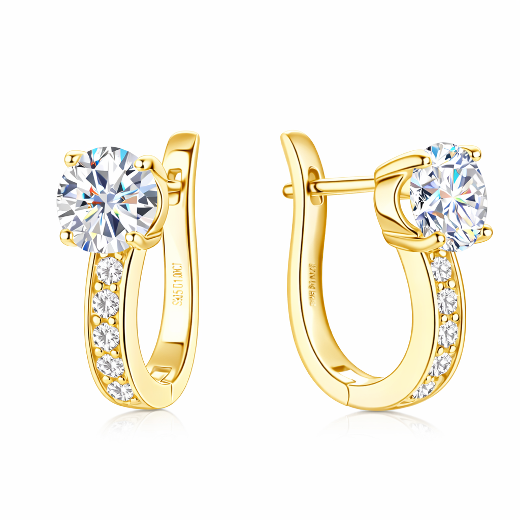 Pendientes con Piedra Central