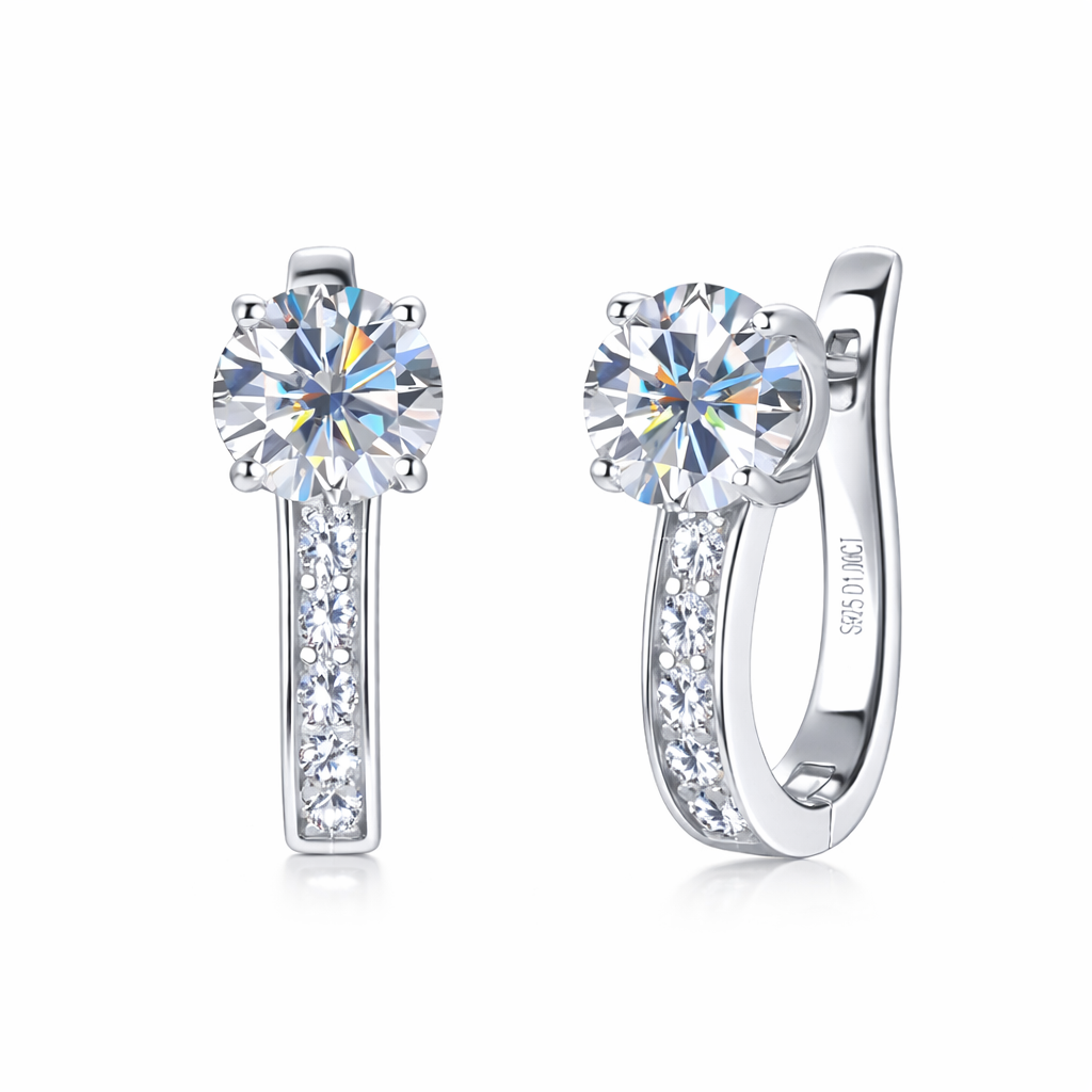 Pendientes con Piedra Central