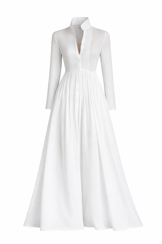 Vestido largo blanco