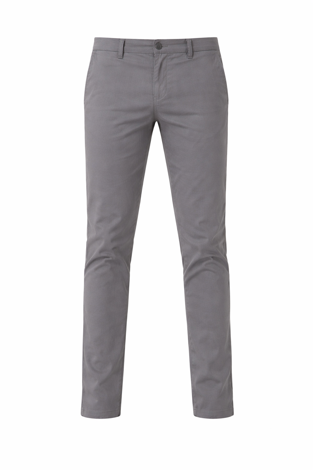 Pantalones casuales de hombre en gabardina elástica.
