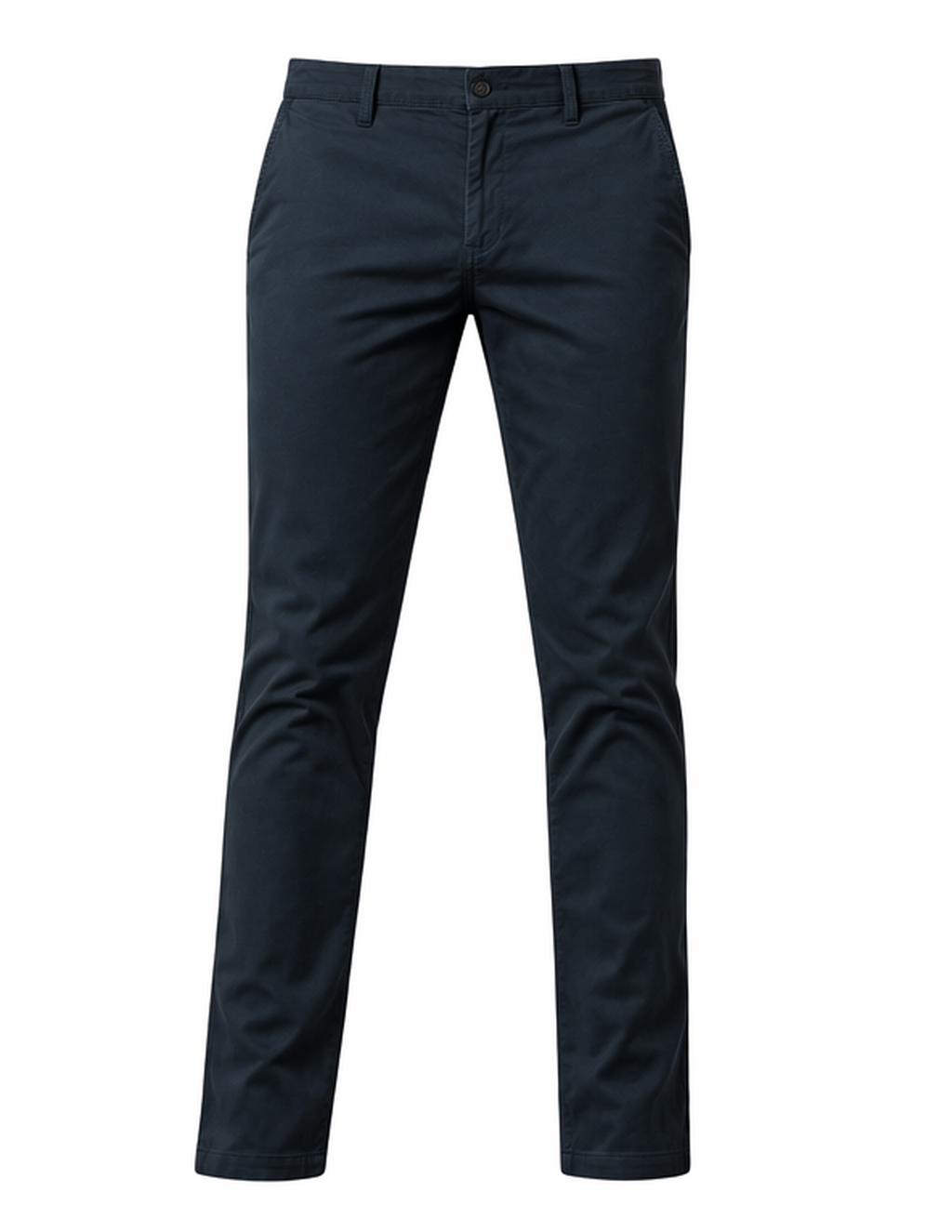 Pantalones casuales de hombre en gabardina elástica.