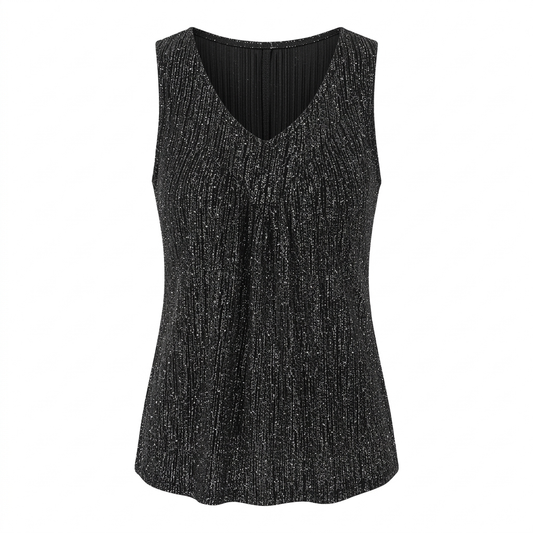 BLUSA DE GALA CON TEXTURA BRILLANTE