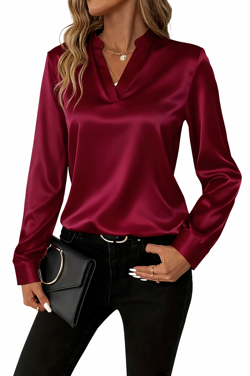 Blusa Satinada