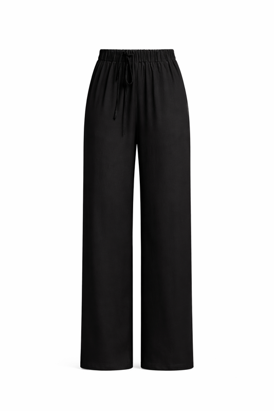 Pantalón Fluido de Pierna Ancha
