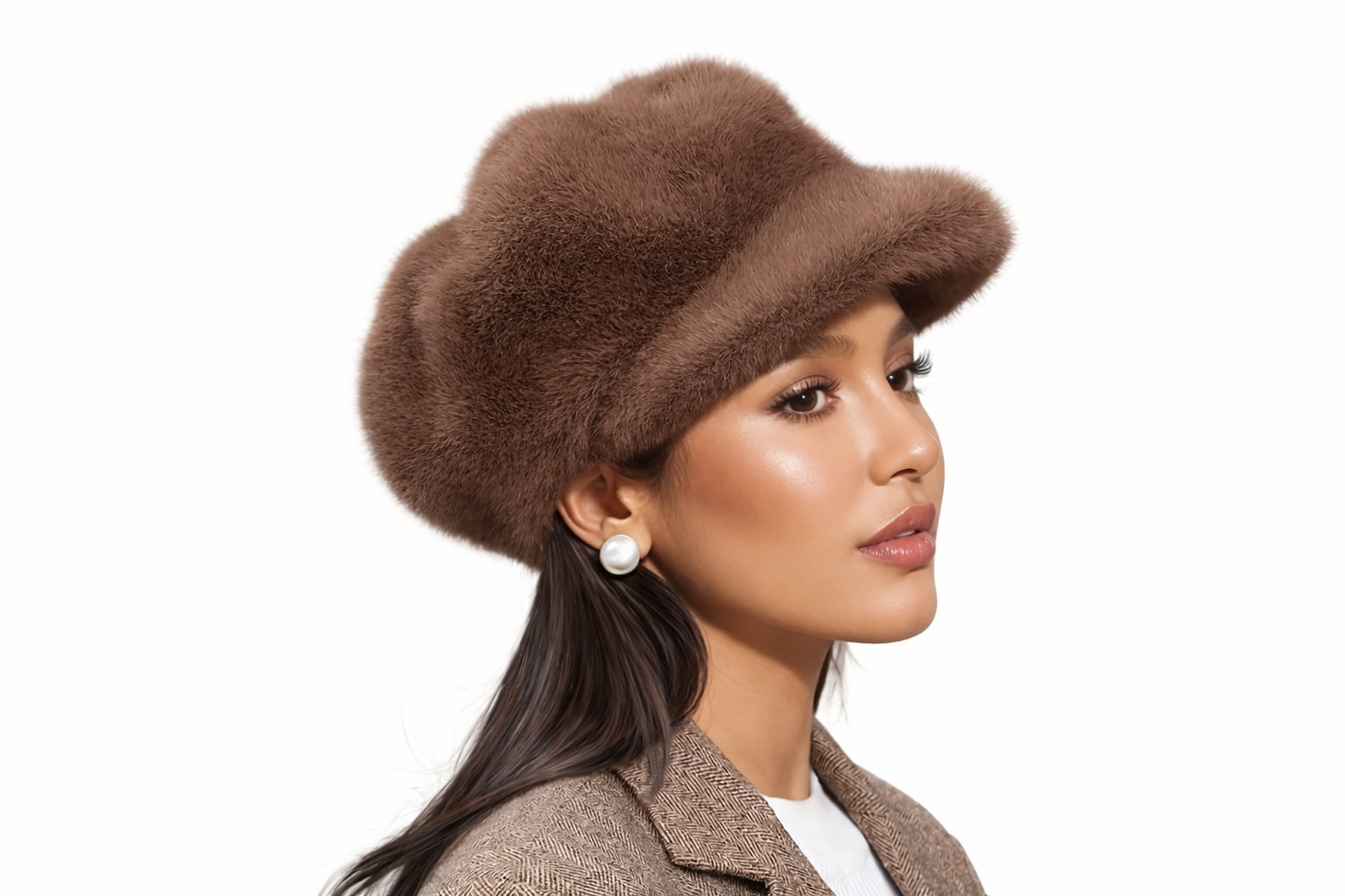 Gorra Efecto Pelo