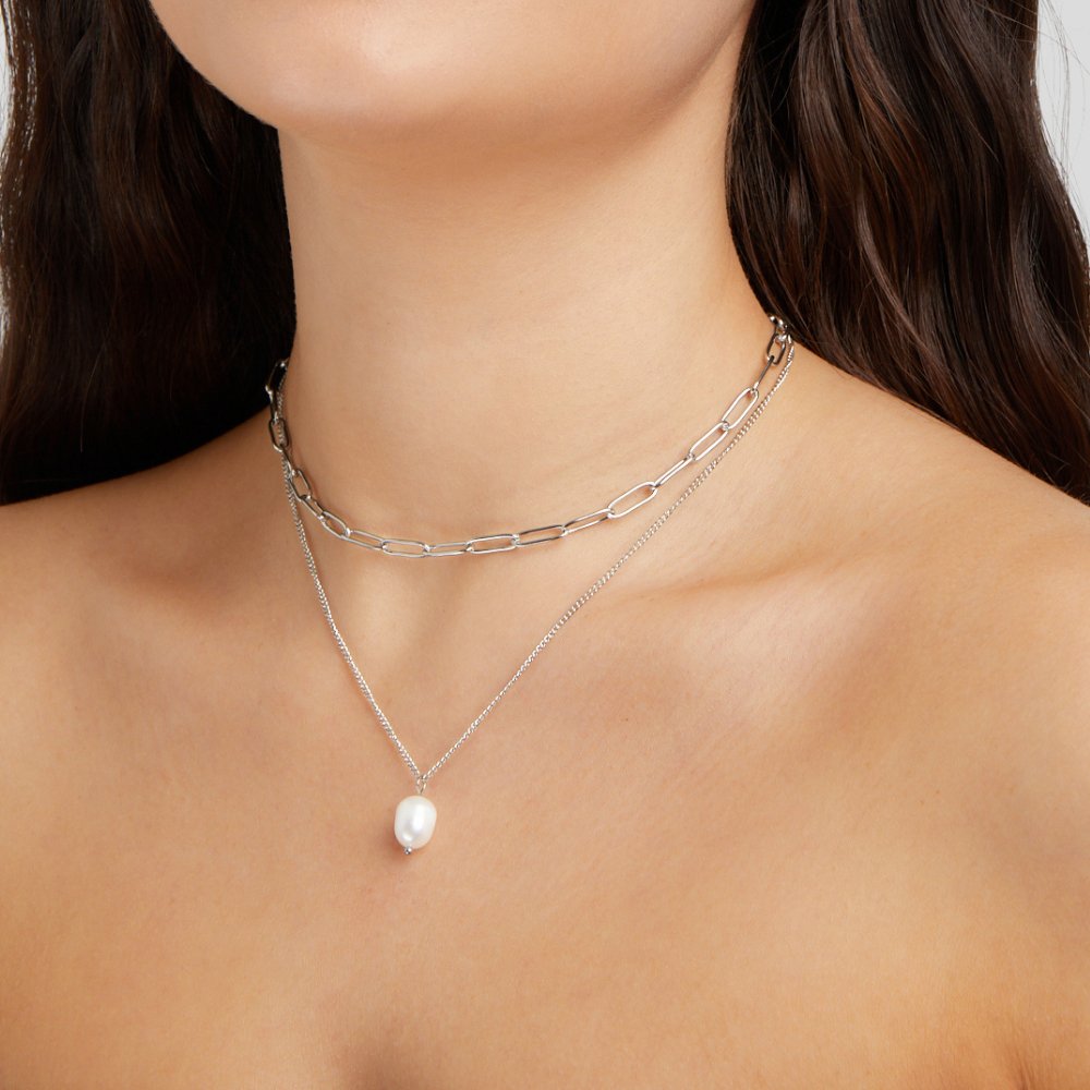 Collar doble cadena