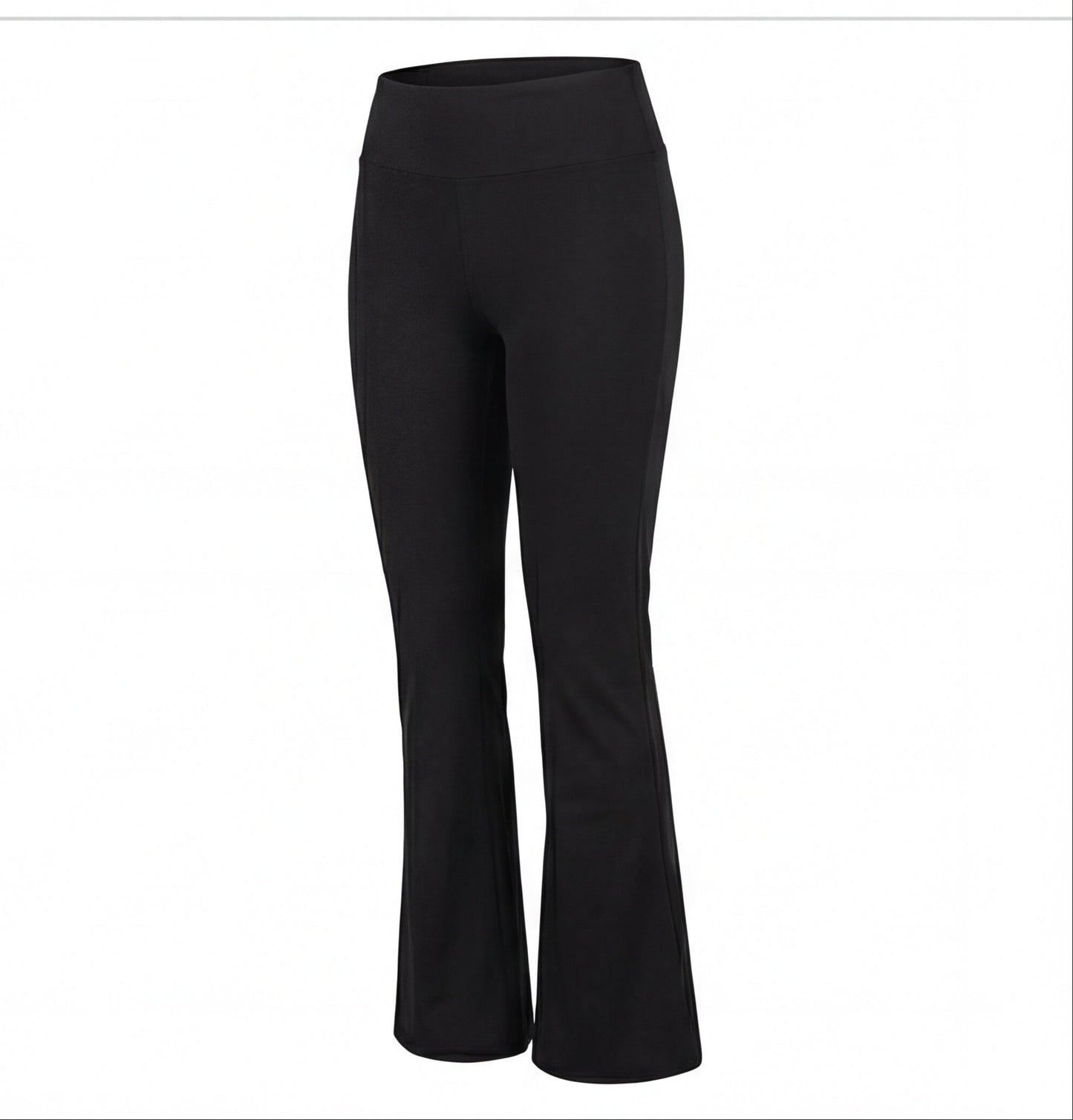 Pantalones negros de corte flare